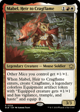 Mabel, Herdeira da Petroflama / Mabel, Heir to Cragflame - Magic: The Gathering - MoxLand